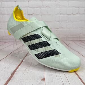 Adidas The Indoor Cycling 'Linen Green' Shoes M Size 10.5/W Size 11.5 (GX1668)